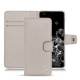 Housse cuir Samsung Galaxy S20 Ultra 5G - Taupe innocent