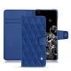 Capa em pele Samsung Galaxy S20+ 5G - Bleu océan - Couture ( Nappa - Pantone 293C ) 