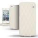Custodia in pelle Apple iPhone 5C  - Ivoire - Couture ( Sleek P C12 - White ) 