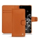 Samsung Galaxy S20+ 5G leather case - Orange vibrant