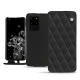 Samsung Galaxy S20 Ultra 5G leather case - Noir - Couture ( Nappa - Black ) 