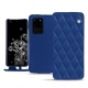 Funda de piel Samsung Galaxy S20 Ultra 5G - Bleu océan - Couture ( Nappa - Pantone 293C ) 
