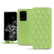 Samsung Galaxy S20 Ultra 5G leather case - Vert olive - Couture ( Nappa - Pantone 578U ) 