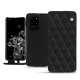 Samsung Galaxy S20 Ultra 5G leather case - Ebène - Couture ( Sleek P C12 - Black ) 