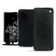 가죽 커버 Samsung Galaxy S20 Ultra 5G - Dark vintage ( Roughtcut - Black#5256 ) 