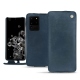 Custodia in pelle Samsung Galaxy S20 Ultra 5G - Jean vintage ( Roughtcut - Pantone 285U  ) 