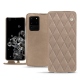 Samsung Galaxy S20 Ultra 5G leather case - Taupe vintage - Couture