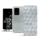 Samsung Galaxy S20 Ultra 5G leather case - Platinium - Couture