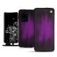 가죽 커버 Samsung Galaxy S20 Ultra 5G - Violet Patine