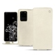 Samsung Galaxy S20 Ultra 5G leather case - Blanc escumo