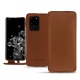 Housse cuir Samsung Galaxy S20 Ultra 5G - Marron PU