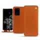 Capa em pele Samsung Galaxy S20 Ultra 5G - Orange vibrant