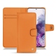 Custodia in pelle Samsung Galaxy S20 - Orange ( Nappa - Pantone 1495U ) 
