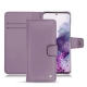 Housse cuir Samsung Galaxy S20 - Lilas ( Nappa - Pantone 2645U ) 