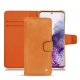 Custodia in pelle Samsung Galaxy S20 - Mandarine vintage ( Pantone 165C ) 