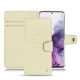 Housse cuir Samsung Galaxy S20 - Ivoire ( Sleek P C12 - White ) 