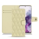 Lederschutzhülle Samsung Galaxy S20 - Beige - Couture ( Nappa - Pantone 7502C ) 