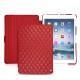 Apple iPad Air  leather case - Rouge - Couture ( Nappa - Pantone 199C ) 
