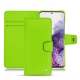 Funda de piel Samsung Galaxy S20 - Vert fluo