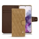 Samsung Galaxy S20 leather case - Sable vintage - Couture