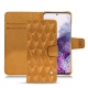 Funda de piel Samsung Galaxy S20 - Or Maïa - Couture