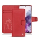 Samsung Galaxy S20 leather case - Rouge troupelenc