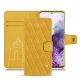 Capa em pele Samsung Galaxy S20 - Jaune soulèu - Couture