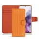 Housse cuir Samsung Galaxy S20 - Abaca arancio