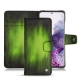 Samsung Galaxy S20 leather case - Vert Patine