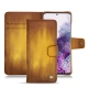 Samsung Galaxy S20 leather case - Doré Patine