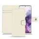 Lederschutzhülle Samsung Galaxy S20 - Blanc PU