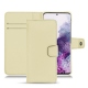 Capa em pele Samsung Galaxy S20 - Beige PU