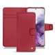 Custodia in pelle Samsung Galaxy S20 - Rouge passion