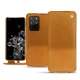 Samsung Galaxy S20+ 5G leather case - Or Maïa ( Pantone 871C ) 