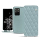Housse cuir Samsung Galaxy S20+ 5G - Bleu ciel - Couture ( Nappa - Pantone 277C ) 