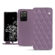 硬质真皮保护套 Samsung Galaxy S20+ 5G - Lilas - Couture ( Nappa - Pantone 2645U ) 