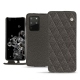 Capa em pele Samsung Galaxy S20+ 5G - Anthracite - Couture ( Pantone 424C ) 