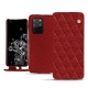 Housse cuir Samsung Galaxy S20+ 5G - Tomate - Couture ( Pantone 187C ) 