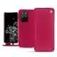 Samsung Galaxy S20+ 5G leather case - Rose fluo