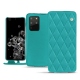 硬质真皮保护套 Samsung Galaxy S20+ 5G - Bleu fluo - Couture