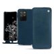 Samsung Galaxy S20+ 5G leather case - Blu mediterran