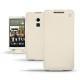 Capa em pele HTC One Max  - Beige ( Nappa - Pantone 7502C ) 