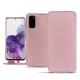 Samsung Galaxy S20 leather case - Rose ( Nappa - Pantone 2365C ) 