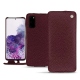 Funda de piel Samsung Galaxy S20 - Lie de vin ( Pantone 5115C ) 