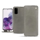 Custodia in pelle Samsung Galaxy S20 - Acier vintage ( Pantone 403C ) 