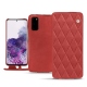 Custodia in pelle Samsung Galaxy S20 - Cerise vintage - Couture