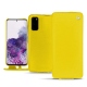 Custodia in pelle Samsung Galaxy S20 - Jaune fluo