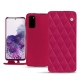 Housse cuir Samsung Galaxy S20 - Rose fluo - Couture