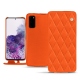 Custodia in pelle Samsung Galaxy S20 - Orange fluo - Couture