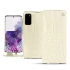 Housse cuir Samsung Galaxy S20 - Crocodile milk
